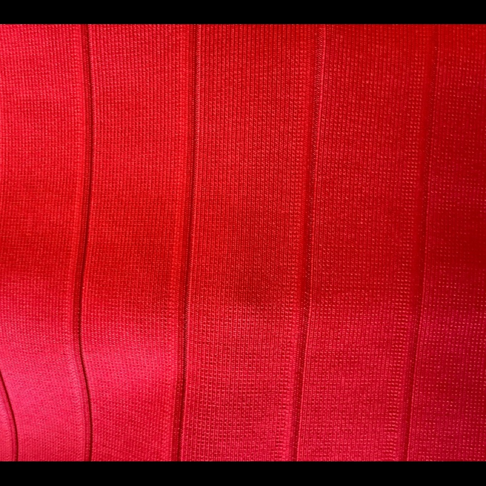 NWOT red Herve Leger bandage dress size Small - Picture 3 of 5